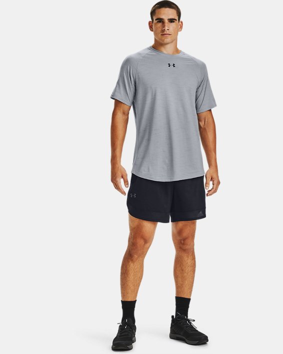 Shorts UA Training Stretch 18 cm da uomo, Black, pdpMainDesktop image number 2